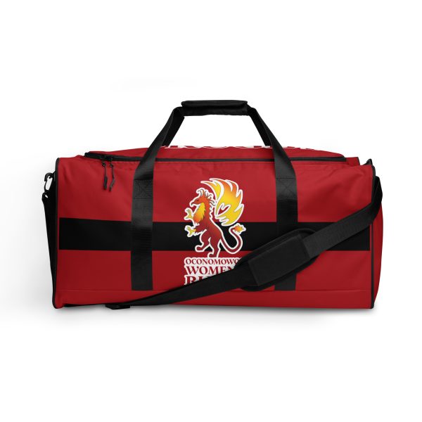 All Over Print Duffle Bag White Front 681d1e9634656.jpg