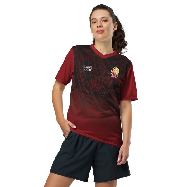 All Over Print Recycled Unisex Sports Jersey White Front 681df74242325.jpg