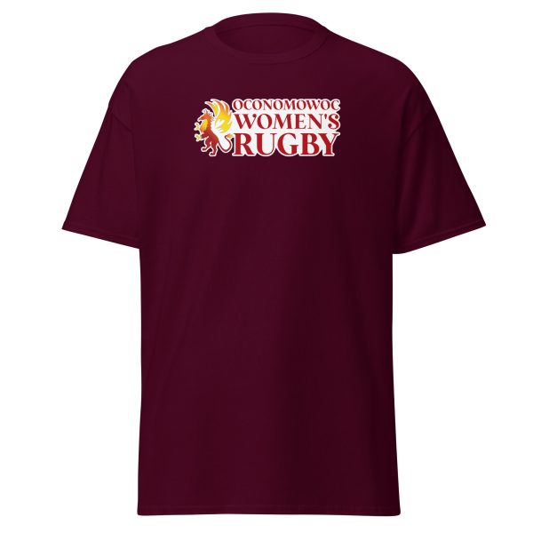 Unisex Classic Tee Maroon Front 681dfad1f2d74.jpg
