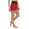 All Over Print Yoga Shorts White Right Front 68d3187301579.jpg