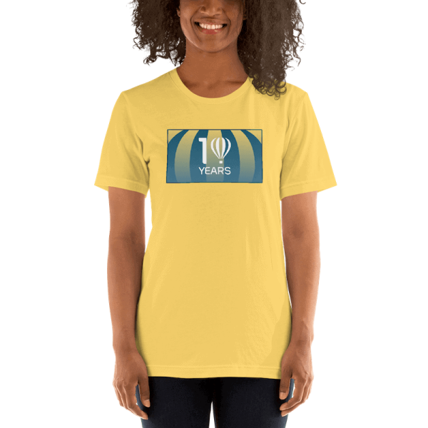 Unisex Staple T Shirt Yellow Front 633cb0862070a.jpg